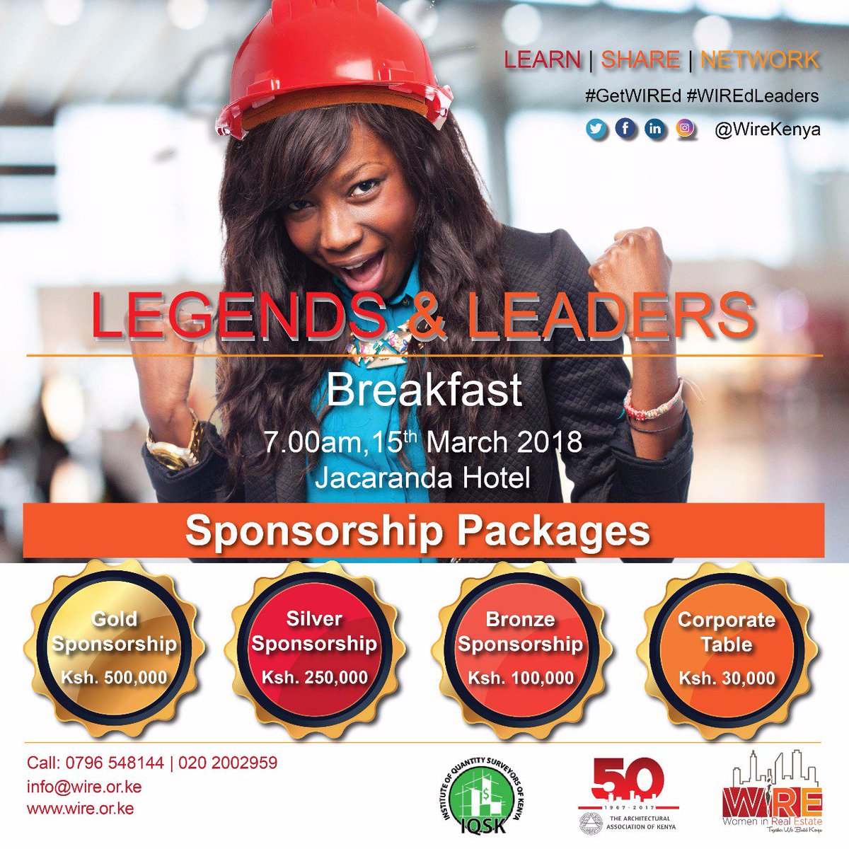 Do not be left out, when fellow ladies are advancing. Because we at IQSK, together with our friends <a href="/Arch_KE/">Architectural Association of Kenya</a> QS Chapter and <a href="/wirekenya/">WIRE KENYA</a> continue to #PressforProgress 

Join us this 15th March, pale <a href="/JacarandaHotels/">Jacaranda Hotel™</a>