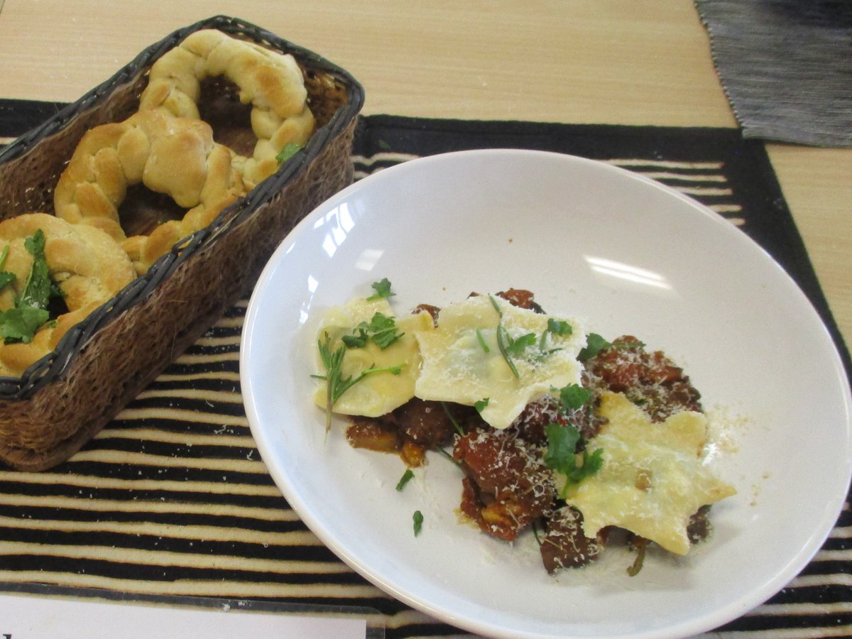 Year 11 Food GCSE practical - what wonderful talent and creativity these girl's have shown!