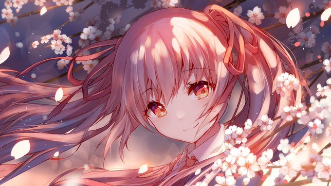 「女の子 桜」のTwitter画像/イラスト(古い順)