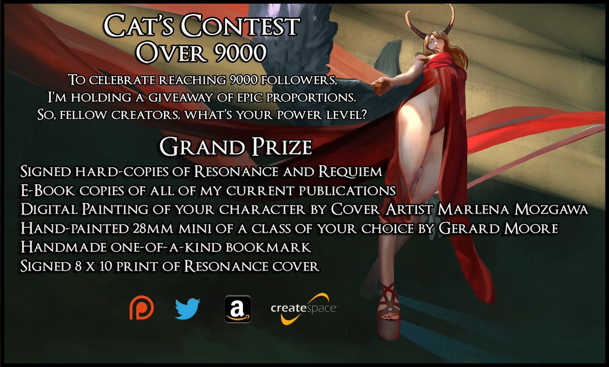 WhispersFromCat's tweet image. Followers! We're Over 9000!
To celebrate, I'm having a contest and a giveaway!
For rules, regulations, and to enter, go here: anneauxdelacroix.deviantart.com/journal/Over-9…
For updates on Bound, head here: patreon.com/whispersfromcat