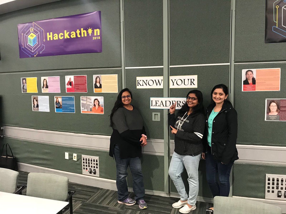 sheetalk's tweet photo. #Prehackathon decorations done! Celebrating #InternationalWomenDay2018 hacking !! #enhack18 #iwdenhack18  #cisco https://t.co/xd0a4GJACM