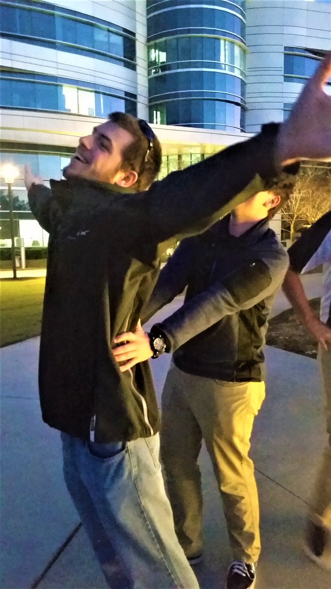 teammoonpi's tweet photo. #tbt to the time we were foolin' around before the team's photoshoot. His words exactly, "I'm flying, Jack!" Hahaha
#nasarmc #rmc2018 #moon #pi #moonpi #teammoonpi #space #science #erau #eagles #goeagles #raer #eraudb #eraudaytona #robots #robotics #robot #rovers #titanic https://t.co/LaV6HiJRaw