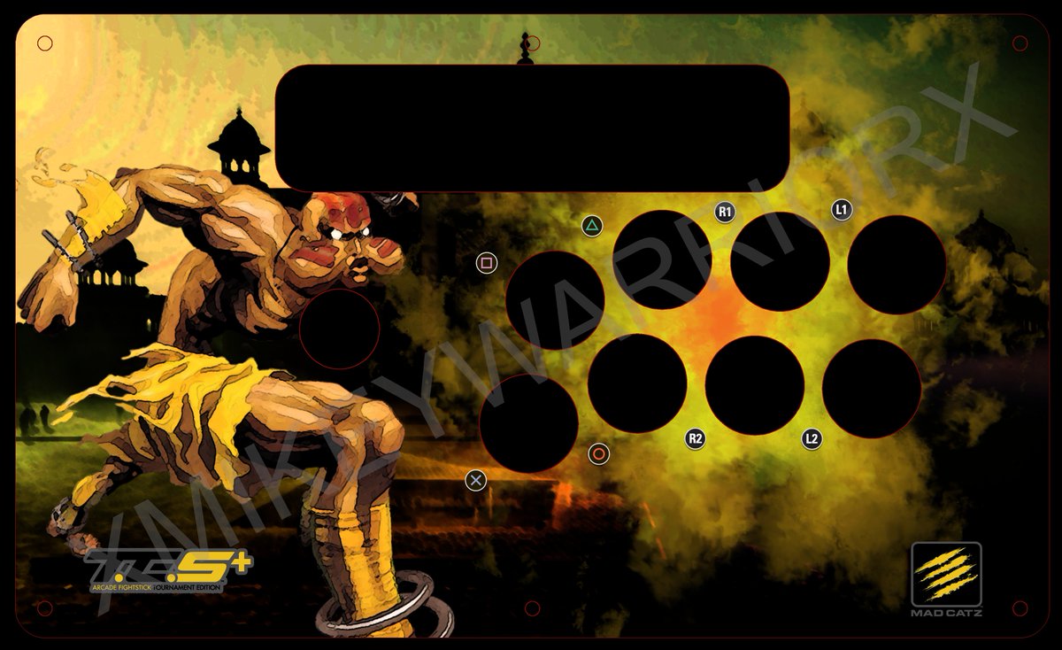 xmikeywarriorx's tweet photo. YOGA FLAME #digitalart #streetfighter #dhalsim #fightstick #TESplus #madcatz https://t.co/HU88DLXxAy