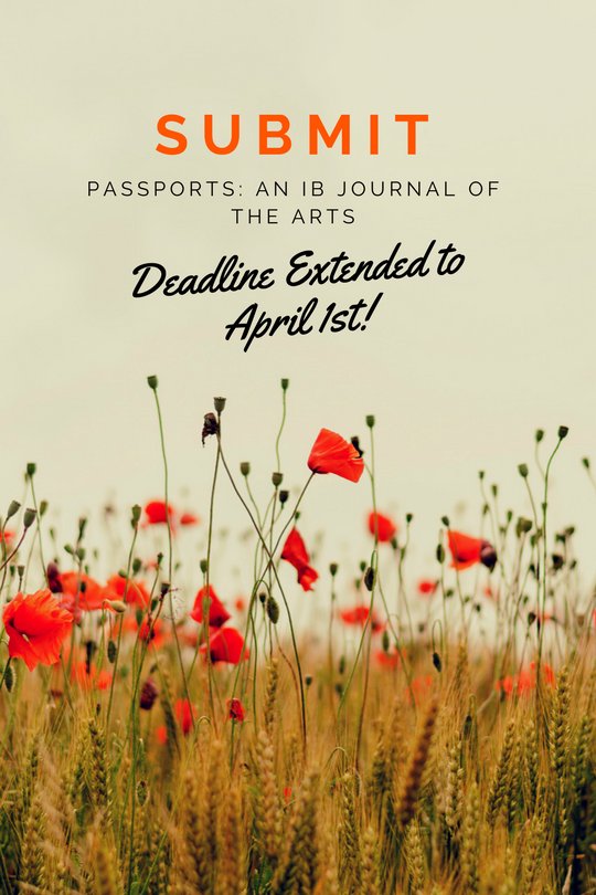 passportsib's tweet photo. Our spring deadline has been extended! More time to submit pieces for not only our online journal but the upcoming print one as well. More information found on our website. #ib #ibdp #passportsibjournal #ibstudent #ibart #internationalbaccalaureate #art #ibdiploma https://t.co/pxUdl1jr0E