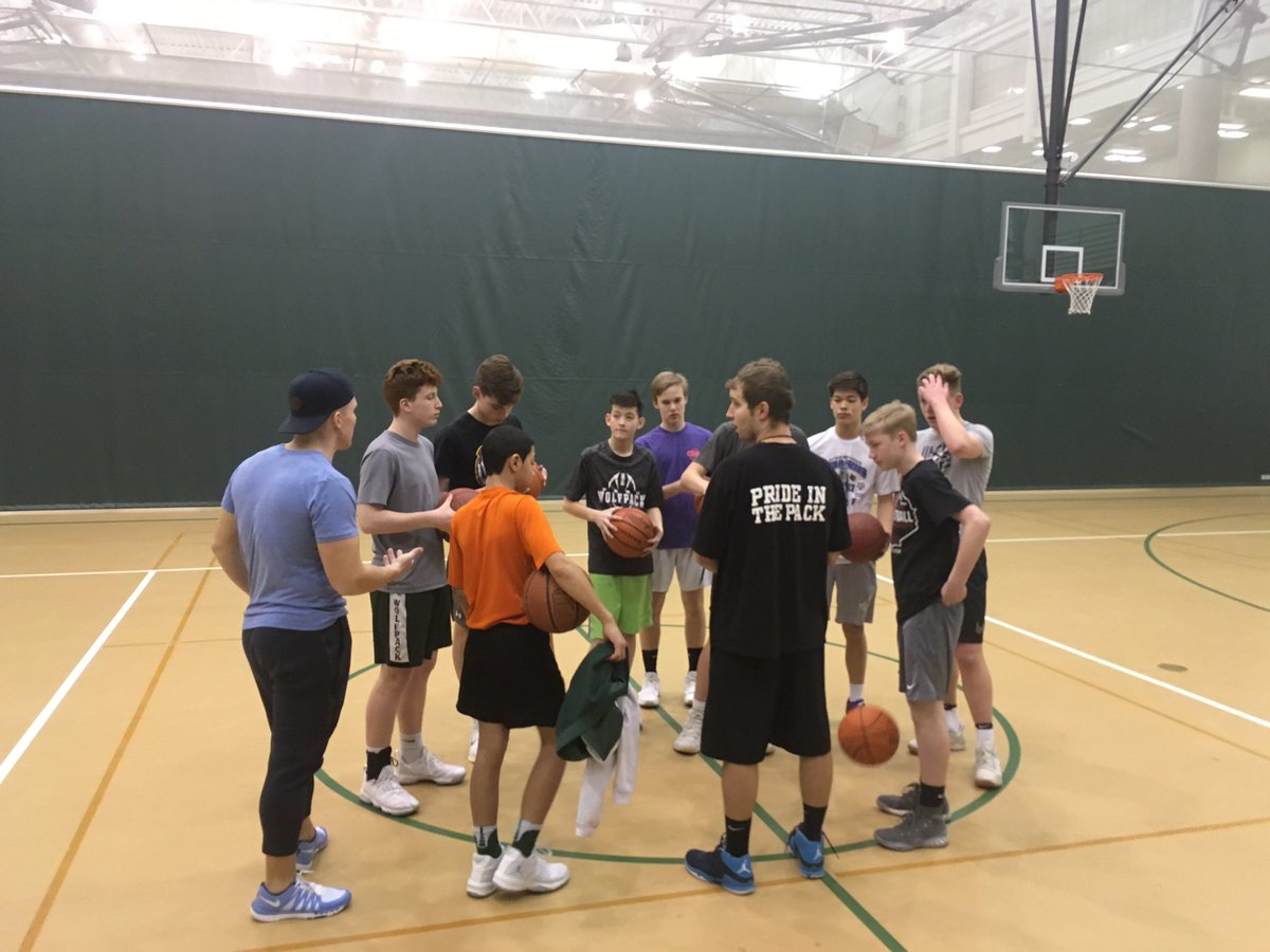 CGAABasketball's tweet photo. Last practice for our Wolfpack 8A team.  One of our most accomplished teams in program history.   Good luck this weekend! https://t.co/NhAaUi1hCJ