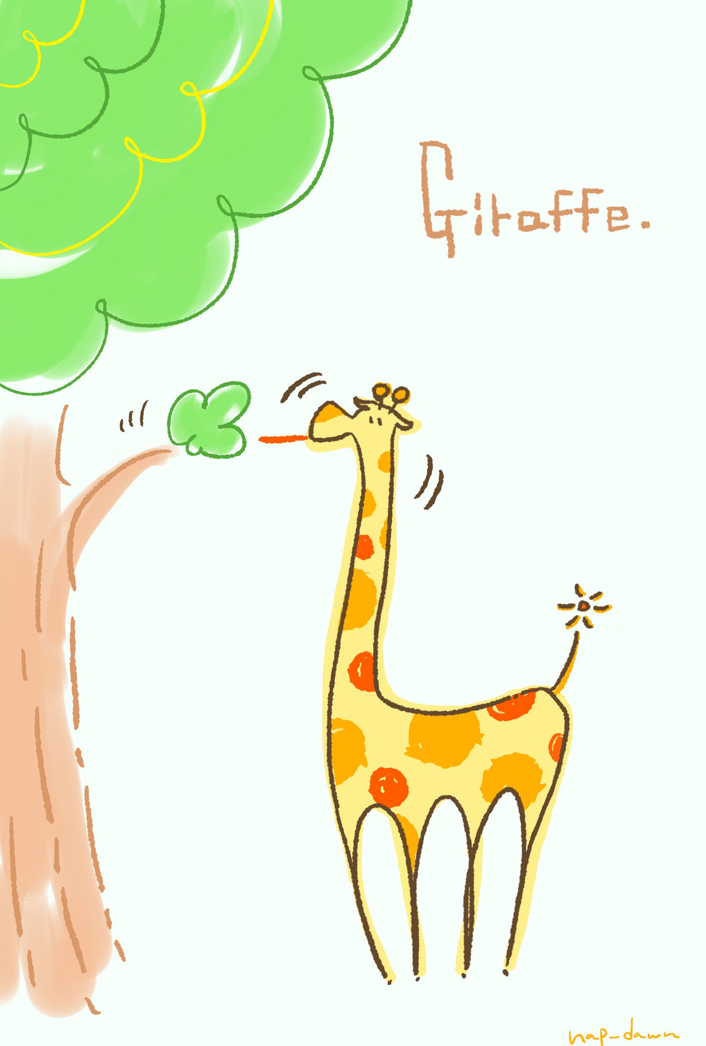 なっぷ على تويتر きりんちゃん 動物 キリン イラスト なっぷ على تويتر きりんちゃん 動物 キリン イラスト