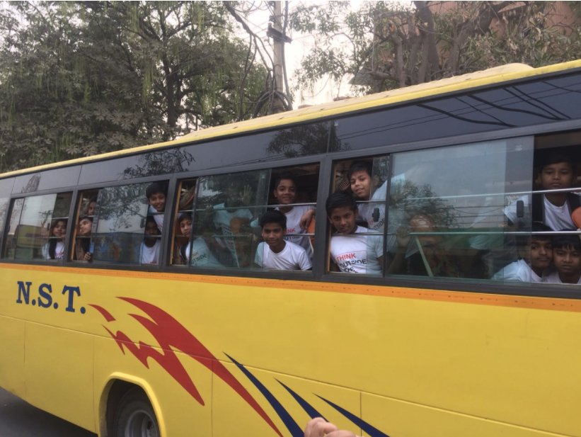 unhotelier's tweet photo. The #UnBound  adventure just started - kids from #sahpathi - an NGO have a day out with money arranged from @BitGiving &amp; friends &amp; family ; @buzshilpi #happyinindia #EducationForAll https://t.co/ga7UpiqsVd