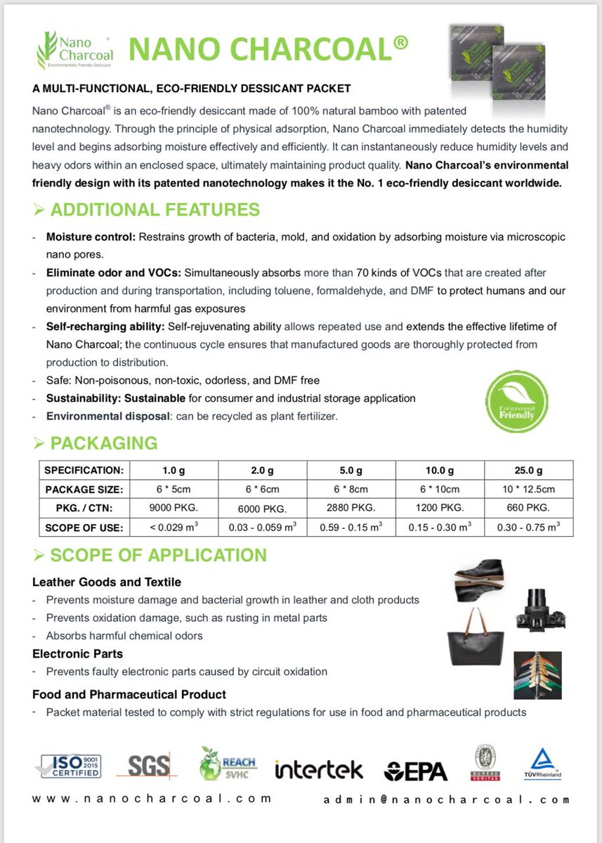 magicnanotech's tweet photo. 🤩🤩🤩🤩🤩🤩
#Desiccant
#Dehumidifier
#Deodorant
#Environmentalprotection
#reuse
#natural

#NanoCharcoal
#BTSARMY
#乾燥劑
#除濕
#除臭
#環保
#重複使用
#天然

#NanoCharcoal
#BTSARMY
#ellenshow
#東森
#非凡
#tvbs
#fyi
#聯合 https://t.co/95OYYseq28