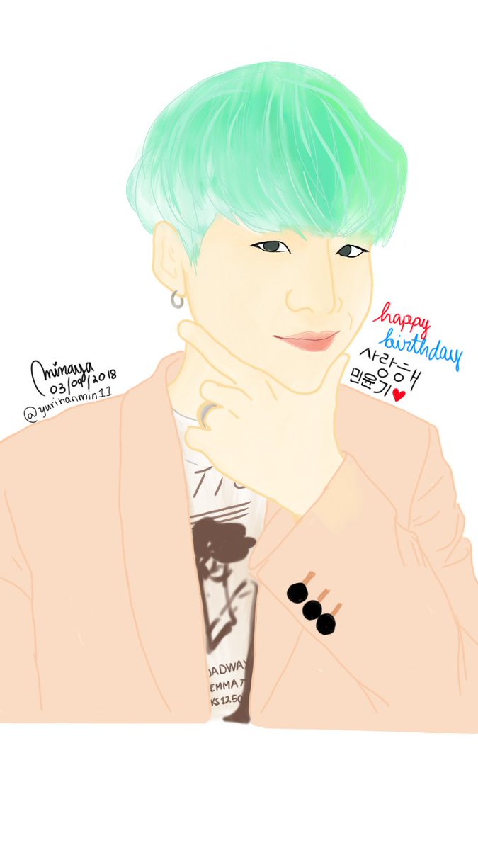 Sugar_Park22's tweet photo. @BTS_twt Happy birthday yoongi lovr yahh dont forget we're always here to support and love you guys. 
I love you
#GeniusYoongiDay 

And this is my gift for yahh https://t.co/God87il2xh