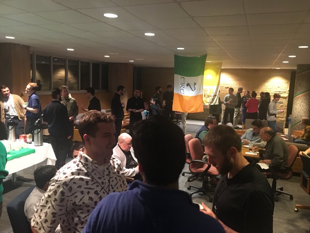 MoreauSeminary's tweet photo. Thanks to all who joined us in person and online for #Compline and the #soiree this evening!!! A special thanks to the #BandofMen for the entertainment! No Compline next week because of spring break; see you in two weeks on 3/22. https://t.co/x9VRMBfMN9