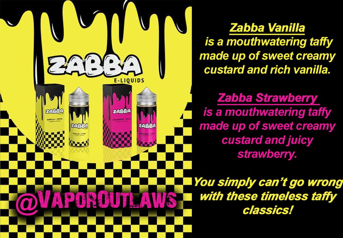 VaporOutlaws's tweet photo. New Juice line here at Vapor Outlaws! 

#Zabba #Ejuice #vape #vapefam #vapefamily #vapers #vapestagram #vapelove #VapeShop #VaporOutlaws #Williston #ND #NorthDakota #vapestore #VapingIsNotACrime https://t.co/85q74XqRnh