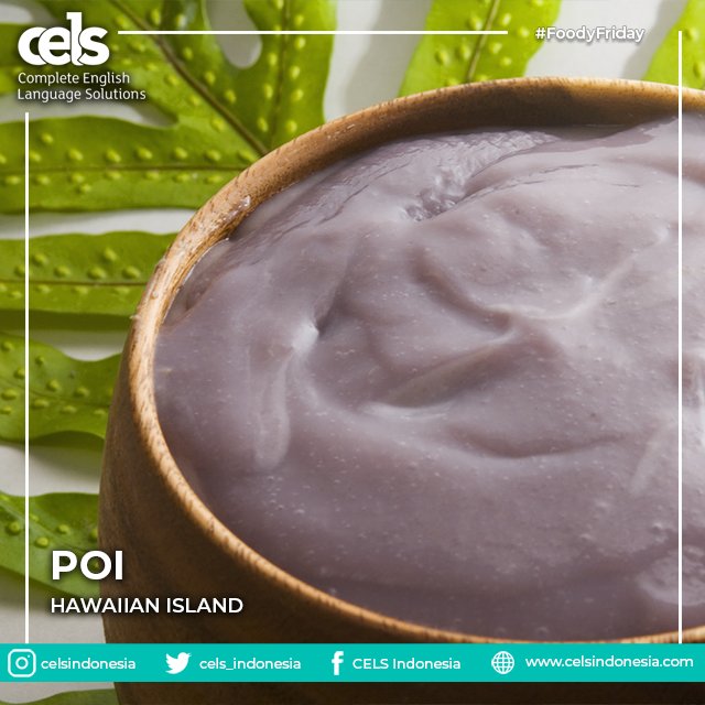 cels_indonesia's tweet photo. Poi is a thick paste made from taro root (similar to a yam or potato but with a starchy-er flavor) that is either steamed or baked and pounded.

#FoodyFriday #Food #POI #HawaiianFoods #PolynesianFoods #Hawaii #CELSIndonesia #EnglishConsultant #NeverStopBuildingYourSkills https://t.co/xZFIDOt8yp
