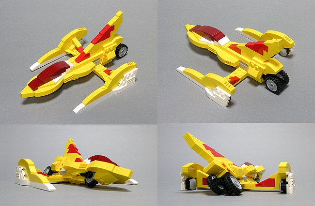 サイバーフォーミュラのマシン、シュティールHG-165を作りました。 第