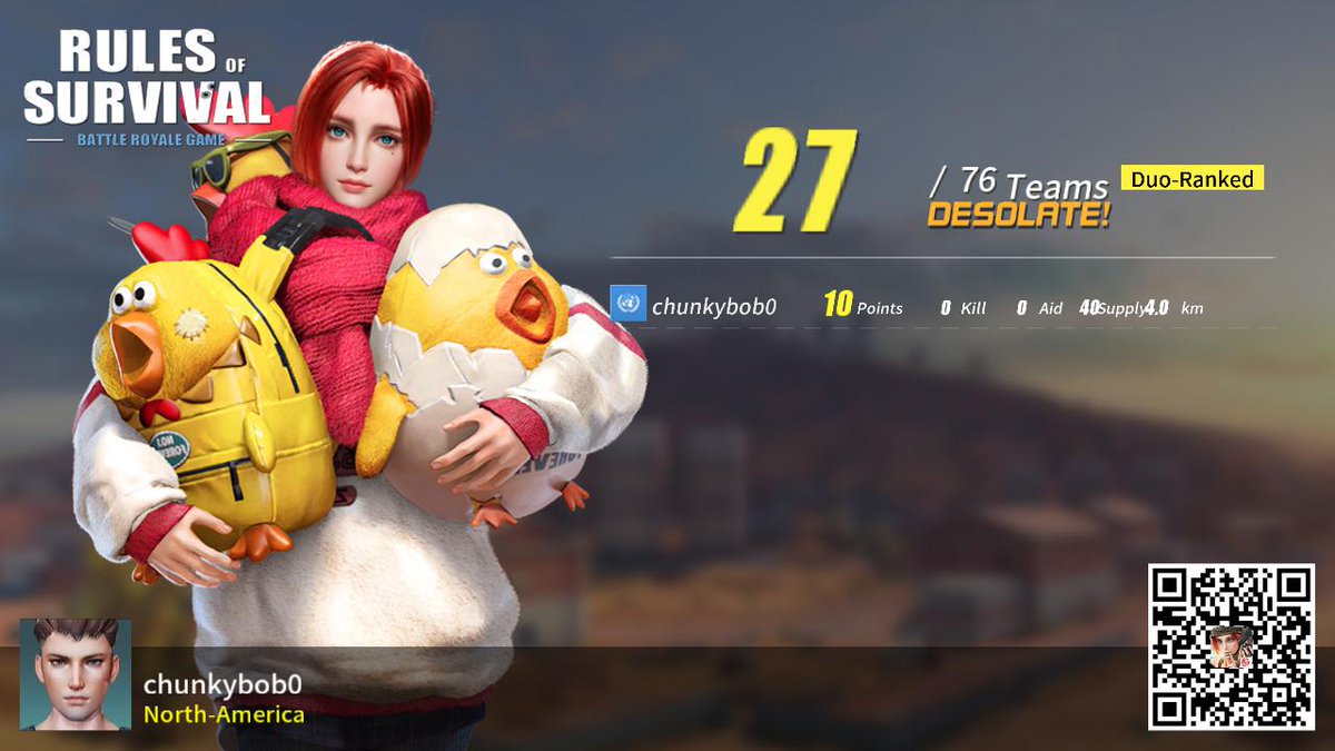 dartman2002's tweet image. #RulesofSurvival