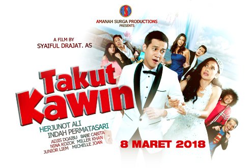 cinema21's tweet photo. Diperankan oleh Herjunot Ali dan Indah Permatasari. TAKUT KAWIN sedang tayang di Bioskop @cinema21 Info jadwal https://t.co/oKQzBOMiXJ https://t.co/Pq5e99PFac