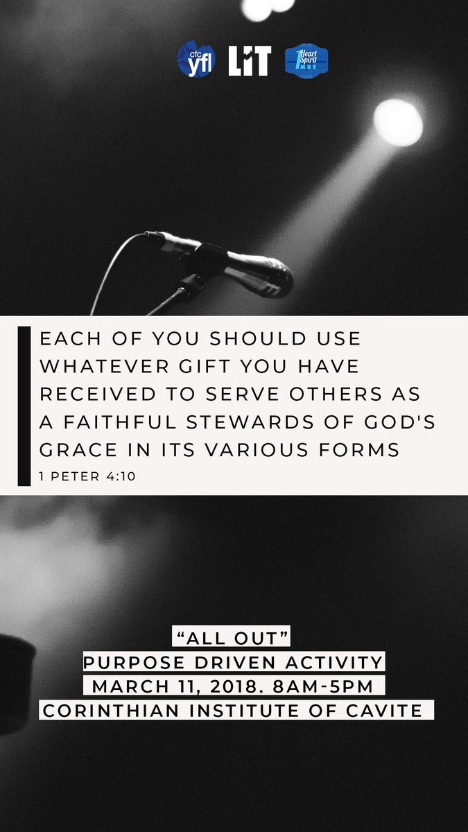 MFCyouthCAVITE's tweet photo. To register, click here: https://t.co/zTq8cHshGR
See you on Sunday with your instruments or equipments of your chosen workshop! π
#OneCavite
#AllOut
#PurposeDrivenActivity
#LitWorkshops https://t.co/FfxuhV0GeB