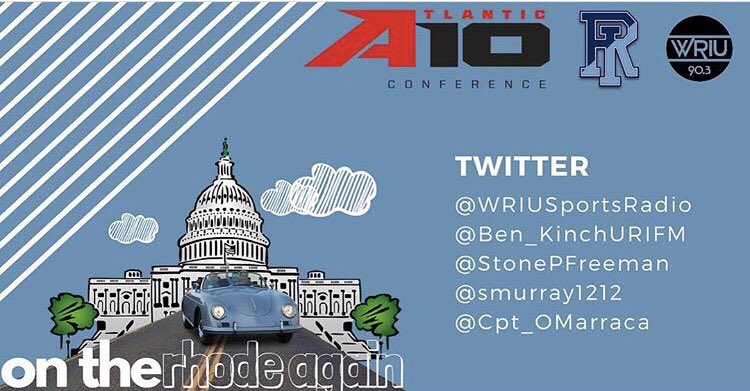 WRIUSportsRadio's tweet photo. We’re in the nation’s capitol! Tune in tomorrow at 11:30 in the morning as Rhode Island takes on VCU in the A10 Quarterfinals! Follow along our twitters for URI Basketball news and D.C shenanigans! #URI https://t.co/SHblZWDxEi