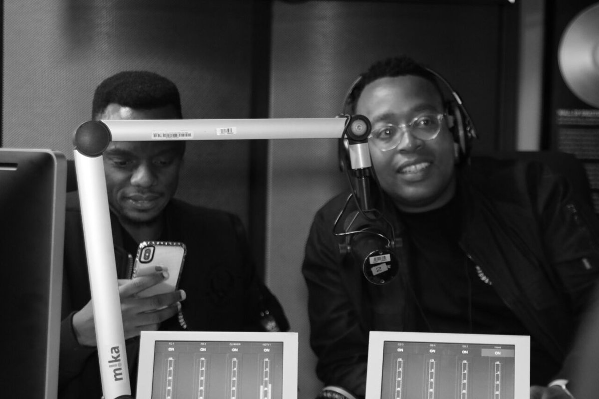 FreshBreakfast_'s tweet photo. We are ESkhaleni with Skwatta Kamp as our #FamousFreshFridays Guest Co-host paying tribute to #Flabba &amp; dropping a song for him on #FreshExclusive with @DJFreshSA @MphoMaboi @AngieKhumalo on #FreshBreakfast https://t.co/FvvDJ0gndj