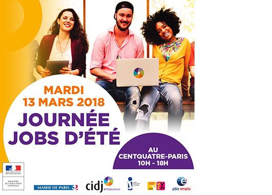 le 13 mars prochain <a href="/Le_CIDJ/">CIDJ</a> lance avec @poleemploi_IDF la nouvelle édition des #jobsete2018 ! sur le stand de @poleemploi_IDF , retrouvez <a href="/DisneyRecruiter/">Disney Recruiter</a> et <a href="/parismusees/">Paris Musées</a> ainsi que nos conseillers prêts à vous aider et vous guider.