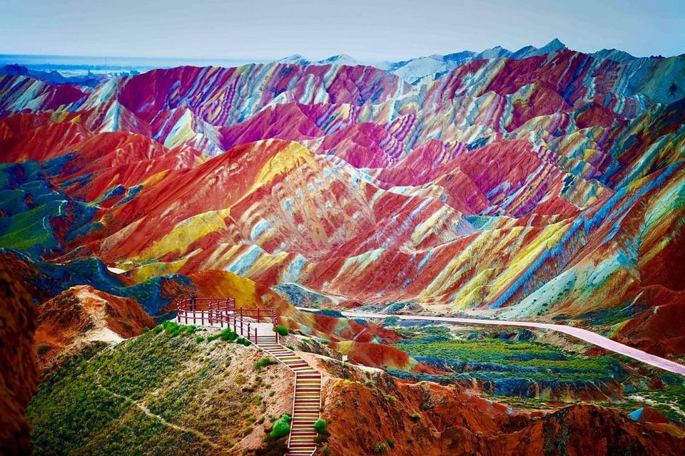 Zhangye Danxia Landform, China.