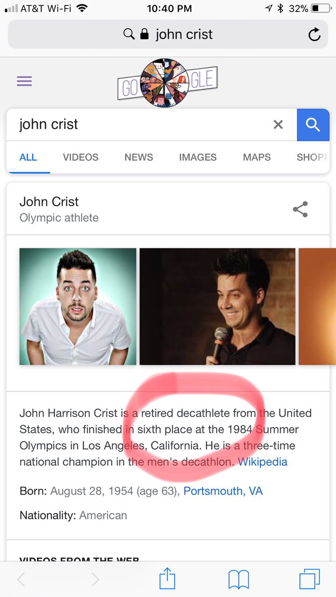 Googled to see how old <a href="/johnbcrist/">John Crist</a> is—geez!! Former 1984 decathlete?!? He looks amazing for 63!  You keep doing you!