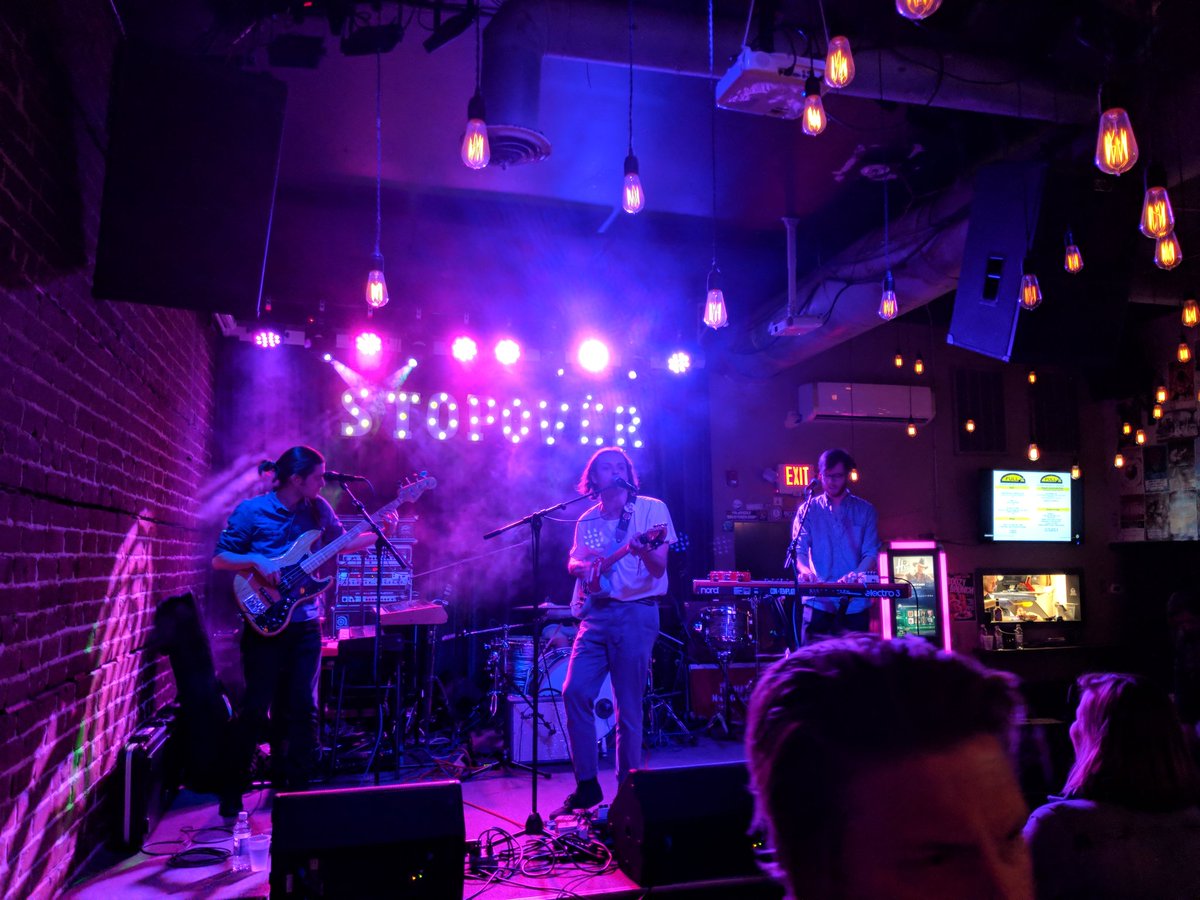 Listening to the melodically dreamy <a href="/zuli_jr/">Zuli Jr.</a> during <a href="/SavStopover/">Savannah Stopover</a> at <a href="/BarrelHouse912/">Barrelhouse South</a> .