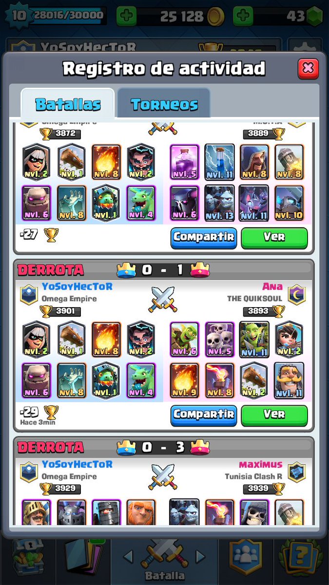 TeamOmegaCR's tweet photo. Por esta mierda @ClashRoyaleES es lo que arruina el juego una carta que vengo subiendo desde arena 6 se hace inútil por la mierda de meta que creen todas mis partidas son con torre infernal drag infernal y pekka y el golem es el único que tengo alto y todo mis cartas son una mier https://t.co/kQTln153Wu
