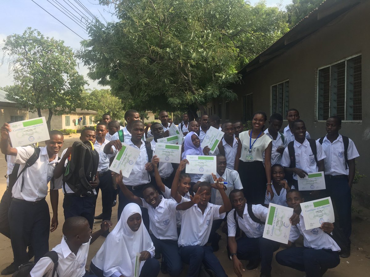JKimosso's tweet photo. @DotTanzania knows that, you can not bring development by leaving youth behind. That’s why Reachup program is designed to help youth develop business ideas and bring them to life in a sustainable manner. 54 VTC students have been reached and empowered. https://t.co/Tn0L2VUFGW