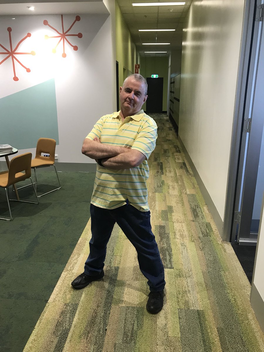 KevCorduroy's tweet photo. Blending in with the new carpet at @abcadelaide #arkaba #80s
@ali__clarke @DavidBevanSA @elizakirsch @LHFranklin https://t.co/GcrO0Pm7qB