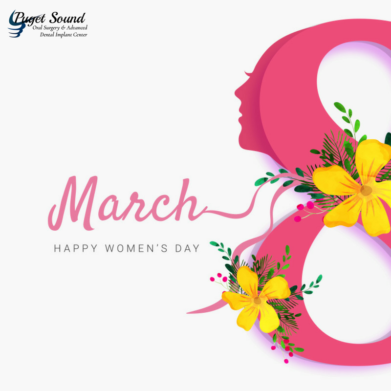 ps_oralsurgery's tweet photo. This Women's Day, let's celebrate smile with Puget Sound Oral Surgery. #PSOMS #Dental #WomensDay https://t.co/2bqLg9PZ26