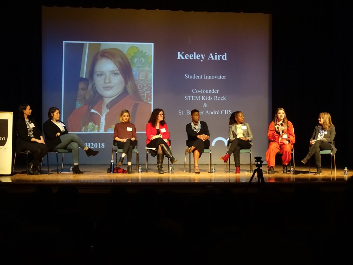 keeley_aird's tweet photo. Today, I had the most incredible day! I presented 2 prehistoric fossil workshops, participated in a STEM Talk, spoke on a panel &amp; the closing remarks for the @MetamorphSTEM Girls in STEM Conference all because of the phenomenal @n_m_anthony! #SheInspiresMe #MORPH2018 https://t.co/1tZY9vUaWV