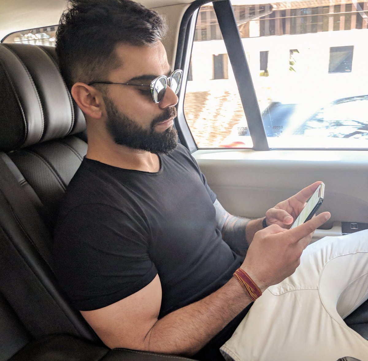 imVkohli's tweet photo. After a season of hectic tours, it’s finally time for me to take a backseat. 😊 https://t.co/TGwGpxUpiu