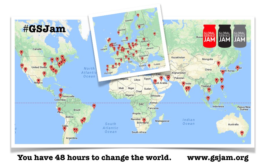 JAM ON! The world’s biggest #designthinking #servicedesign #innovation event is LIVE as #GSJam 2018 starts in #Dubai #UAE. More than 70 cities are about to Join. thisiswhywejam.org #hack