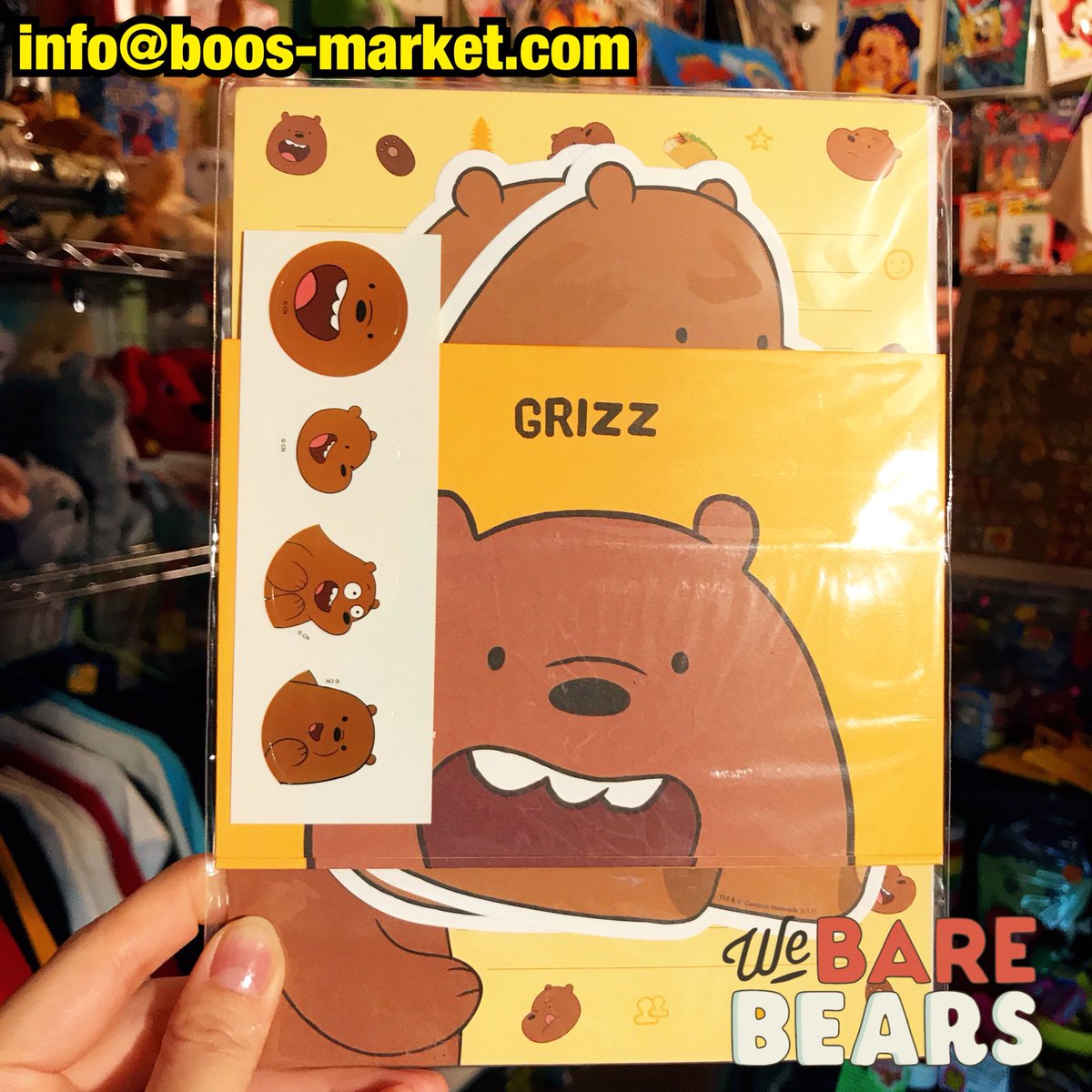 boosmarket's tweet photo. CartoonNetworkで放送中のThe Bare Bears｢僕らベアベアーズ｣のレターセット3種類入荷しました🐻💕540yen

#cartoonnetwork #thebarebears #ぼくらベアベアーズ https://t.co/LSYk64D6Yv