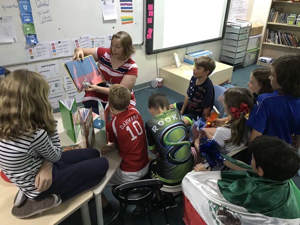 LearningCoISM's tweet image. International Day Stations in Gr 4 at ISM @LearningES