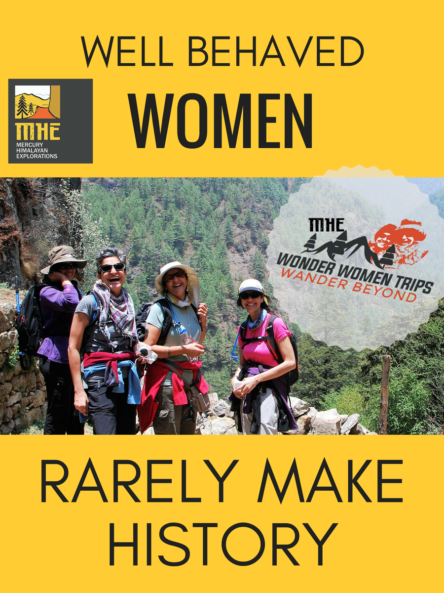 Be the woman you want to read about! 

Join us on our #WonderWoman trips: mheadventures.com/wonderwomentri…

#WomanTravel #MHEAdventures