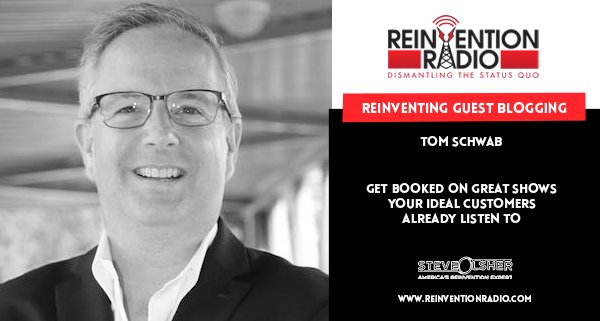 steveolsher's tweet photo. TUNE IN to this episode on @ReinventionRad with guest @TMSchwab of #InterviewValet. They help busy #smallbusiness owners, #entrepreneurs, authors and speakers #getfeatured on leading podcasts, as well as larger brands like @HubSpot and @Prezi. https://t.co/XvcJpgwFDc https://t.co/huWS8bknbs