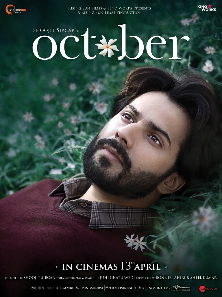TheFilmSquare's tweet photo. #OctoberFirstLook Starring @Varun_dvn & @BanitaSandhu Produce by @filmsrisingsun @ronnielahiri Directed by @ShoojitSircar #October13thApril 2018 https://t.co/rlbDzeOuZY