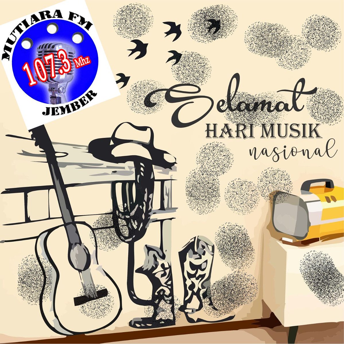 RadioMutiara's tweet photo. Selamat hari musik Nasional pendengar mutiara fm https://t.co/VC86sQTXrN