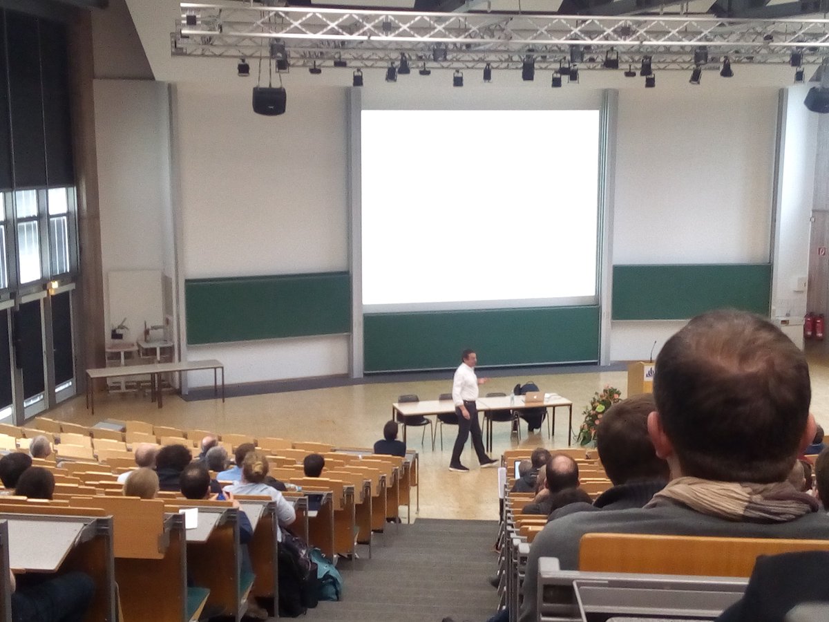 Da ist er endlich: Bernd Sturmfels #lastbutnotleast #sturmfelsinderbrandung #GDMV18