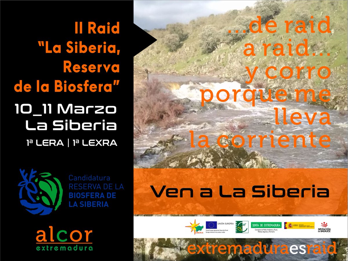 ExtremaduraRaid's tweet photo. ¡Hola¡ Ya es viernes. Por fin empieza el #IIRaidSiberiaReservaBiosfera, la 1a #Lera y #Lexra 2018. A las 20h00 recepción de Equipos. ¡Estamos deseando daros a todxs la bienvenida¡ https://t.co/ApRXjWWUSP