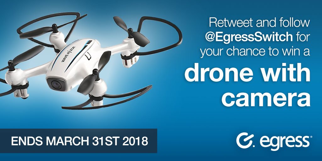 EgressSoftware's tweet photo. Retweet and follow @EgressSwitch to #WIN a Drone with Camera! Full T&C's here > https://t.co/E8LrZERncU #competition #cybersecurity #contest #giveaway #drone https://t.co/Ahl3FCQzke