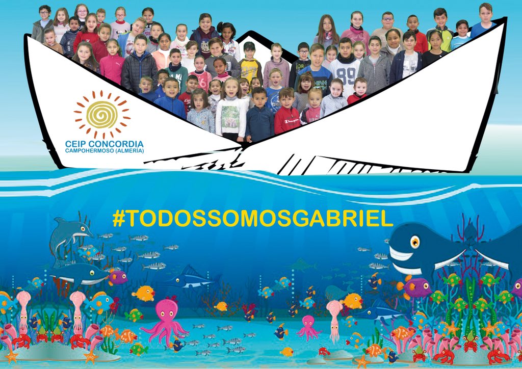 En el CEIP Concordia #TodosSomosGabriel