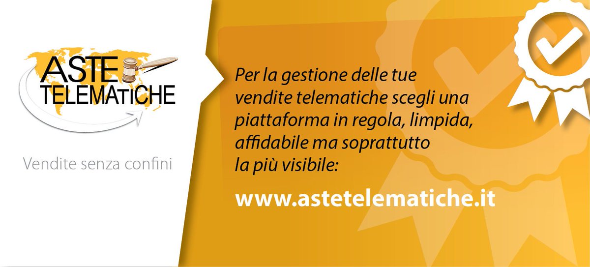 AsteGiudiziari's tweet photo. https://t.co/iQxVO9vPcp, di titolarità di Aste Giudiziarie Inlinea S.p.A.,  è stata accreditata dalla #DGSIA all'effettiva interoperabilità con il #PortaleVenditePubbliche. Si possono gestire le #astetelematiche in modo pienamente conforme alla regole dettate dal DM n.32/2015. https://t.co/vIzAVv3ag7