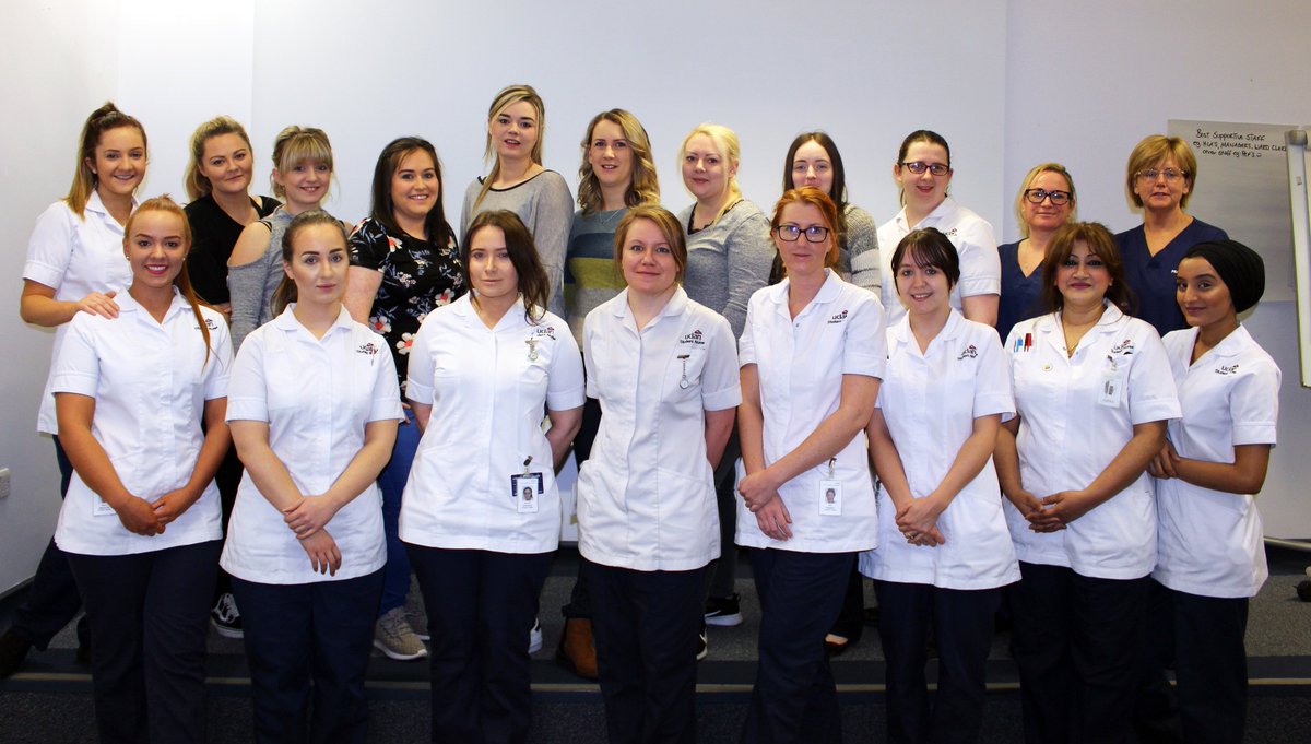 ELHT_NHS's tweet photo. Congratulations to our March 2015 intake of @UCLanHealth student nurses as they graduate and begin work as Staff Nurses in community and at @EastLancsHosp  hospitals https://t.co/bmBq9nbgfo