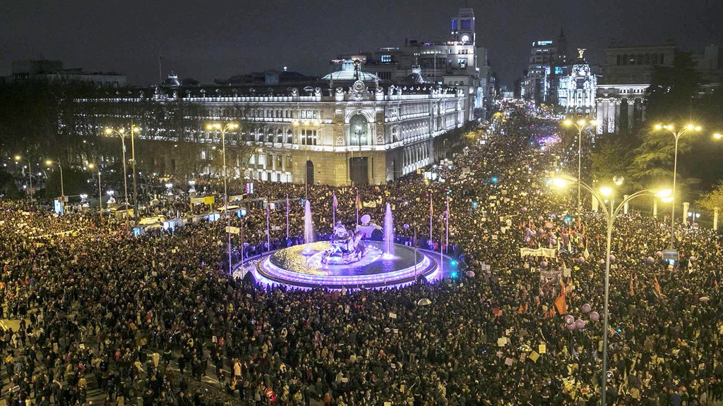 SBallesterosWeb's tweet photo. Proud of the Spanish´s women and all the women in the world.  
The fight hasn´t finished. Let´s stop being blind!!! 
 #Revolución8MESP #IWD2018 #TimesIsNow #MeToo More @AminaJMohammed #MalalaYousafzai #MagdaPortal #CeliaAmoros https://t.co/ybrmFrUGa1