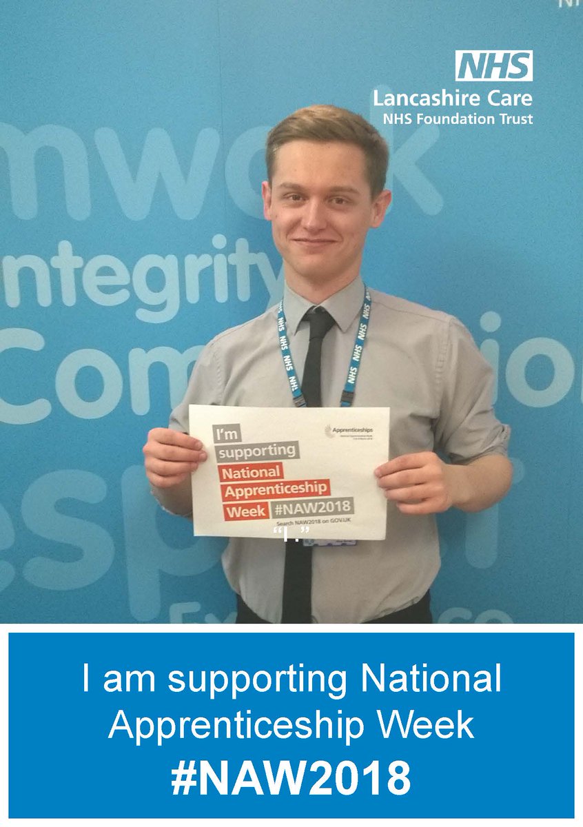 WeAreLSCFT's tweet image. Ethan supporting National Apprenticeship week.  #NAW2018 #10KTALKS #Worksforme