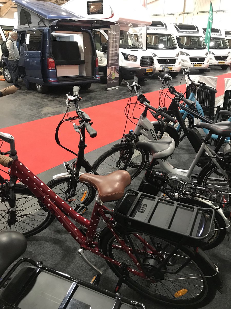 espokescycles's tweet image. We are all set up and ready @AppleTreeEX Caravan and Motorhome Show @WestpointExeter Come and see us inside to find out more about the #ebikes and to test ride
