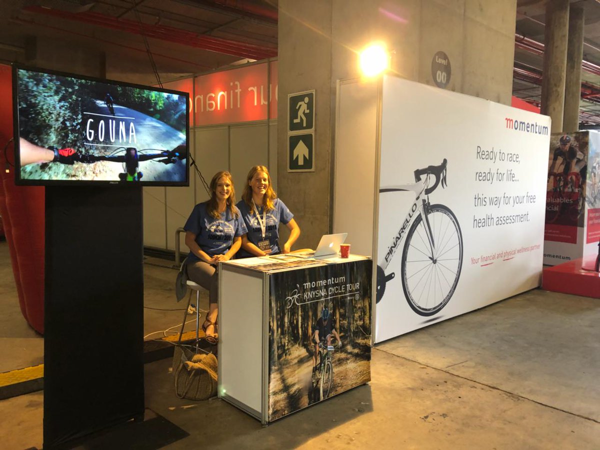 We are at the <a href="/CTCycleTour/">Cape Town Cycle Tour</a> Expo! Our stand is just past Registration! Come say hi and learn about our races - our 2018 events are now seeding events!