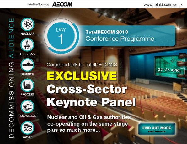 TotalDECOM's tweet photo. The annual event where the DECOM sectors come together to Learn, Connect &amp; do business Come and talk to TotalDECOM's EXCLUSIVE CROSS-SECTOR KEYNOTE PANEL - https://t.co/3zlEw44Hd7 #totaldecom https://t.co/6QwabL2Qhs